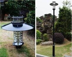 Aluminiumled-Garten im Freien Pole beleuchtet E27 IP65 550mmx550mm