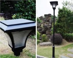 Garten-Pole-Lichtrasen im Freien 450mmx390mm E27 des Hof-LED austauschbar